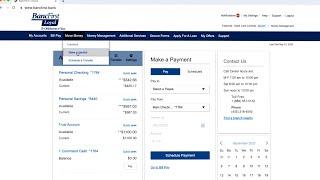 Transfer Money with Online Banking