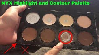   How To Use NYX Highlight and Contour Palette Review