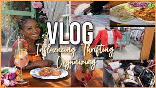 VLOG: CUTE INSTAGRAMMABLE RESTAURANT / MAKEUP ORGANIZING / TJMAXX + THRIFT FAIL / THE STUSH LIFE 