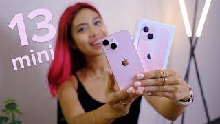 PINK iPhone 13 mini unboxing + CAMERA tour