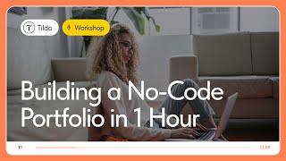 Creating No-Code Online Portfolio Website l Live Workshop