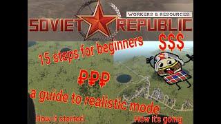 15 Steps for Beginners: A guide to realistic mode in Workers and Resources: Soviet Republic