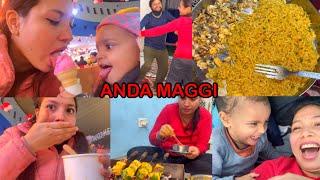 HAPPY NEW YEAR Ka Pehla Breakfast Deepak Ne Banaya Anda Maggi |