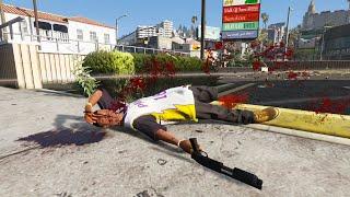 GTA 5 Shoot Outs And Ragdoll Deaths #1