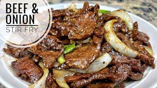 Tumis Daging Sapi Dan Bawang ｜Daging Sapi Empuk Dan Juicy