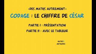 Codage : le chiffre de César