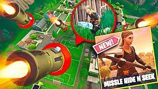 Fortnite ITA - NASCONDINO CON IL MISSILE GUIDATO IN 4!!