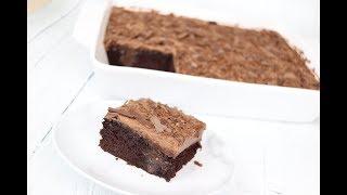 Chocolate Poke Cake کیک خیس شکلاتی