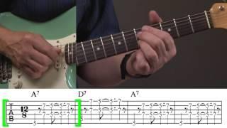 Rhythm Guitar Lesson for Blues