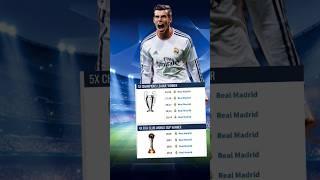 Gareth bale career all trophies in football 󠁧󠁢󠁷󠁬󠁳󠁿#shorts #football #footballshorts