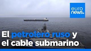 La Policía finlandesa traslada a puerto el buque sospechoso de dañar un cable submarino