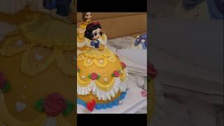 Fantastic! Make a beautiful princess dress cake #Shorts