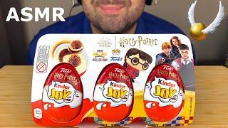 ASMR HARRY POTTER KINDER JOY CHOCOLATE MUKBANG (EATING SOUNDS) EATING SHOW