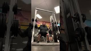 Max Leg Power: Smith Machine 425lbs Squats - Full Depth | 2 Reps 2nd Set