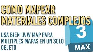 REGULA MATERIALES CON MUCHOS MAPS DIVERSOS EN 3DS MAX