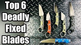 Get Ready for Some Serious Self Defense! | 6 Blades with 'Toothy' Edges and Steep Grinds