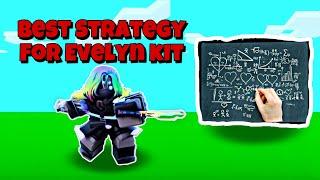 *Best* EVELYN KIT Strategy In Roblox Bedwars