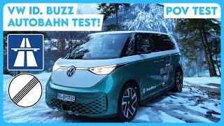 Autobahn Reichweitentest! | Was schluckt der Bus auf der Autobahn? | VW iD. Buzz | CarsWithSimon