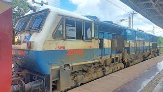 A Ride behind Imported EMD GT46PAC WDP 4 Diesel Locomotive | Loud Engine Sounds | INDIAN RAILWAYS