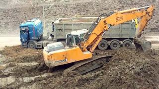 Bagger - Excavator in action  Koparki  รถขุด  Excavadora en acción