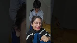 ছেলে যখন মার চুল বেঁধে দেয় #shorts #short #trending #viralvideo #shortvideo #jfdishavlogs