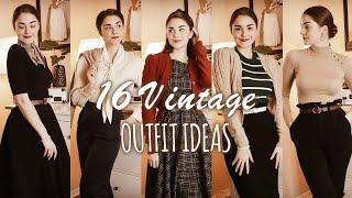 16 VINTAGE OUTFIT IDEAS for Autumn & Winter | Lookbook