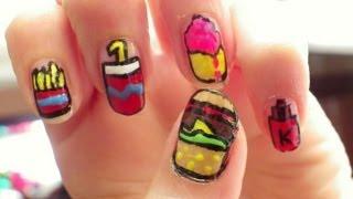 Uñas burger - burger nails