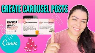 How To Create Instagram Carousel With Canva | Step by Step Canva Tutorial
