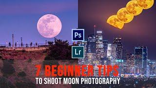 7 EASY tips to get GREAT MOON photography EVEN IF you’re a beginner!