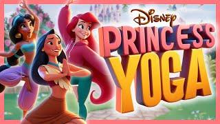 DISNEY PRINCESS YOGA ‍️ calming yoga for kids | Valentine’s day Brain Break | Cosmic GoNoodle