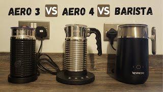 Aeroccino 3 VS Aeroccino 4 VS Barista Recipe Maker | Which Nespresso milk frother is best for you?