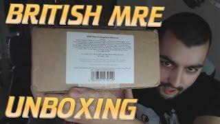 Unboxing: MRE British. Храна готова за ядене, Английска 3000 калории