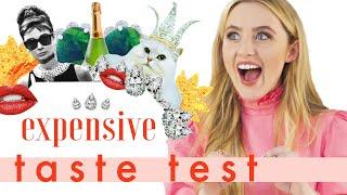 $700k vs $33?! Does Kathryn Newton Know Her ? | Expensive Taste Test