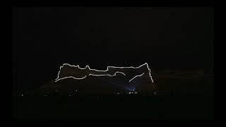 Scottsbluff National Monument Laser Show Intro - Laser Mapping - Custom Laser Graphics