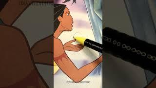 Pocahontas' hidden truth  disturbing #shorts #art #creative #disney