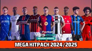 PES 2021 & Football Life 2024 - Mega Kitpack Season 2024/25 | by DN7 Kits