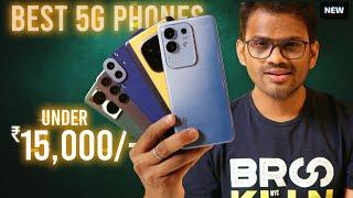 TOP 5 Best 5G Phone Under 15000 in APRIL 2025 l Best Mobile Under 15000