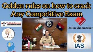 Golden rules on how to crack any Competitive Exam. ||Onlinekhanmarket