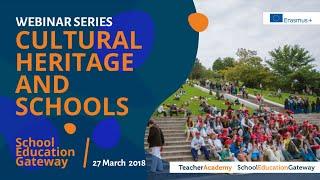 SEG Webinars - Cultural Heritage and Schools
