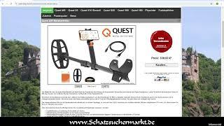 Der Quest AIR Metalldetektor Schatzsuchermarkt.de