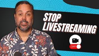 STOP Live Streaming Your Church Services - Here's Why!