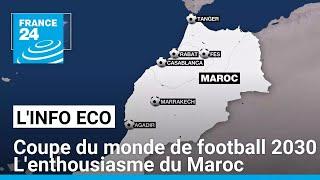 Coupe du monde de football 2030 : L'enthousiasme économique du Maroc • FRANCE 24