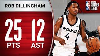 Rob Dillingham Drops DOUBLE-DOUBLE In Summer League!