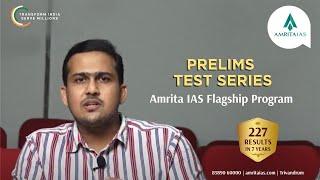 Prelims Test Series - Amrita IAS Flagship Program - 227 Results in 7 years