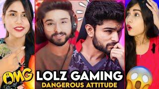 Lolz Gaming Dangerous Attitude Reels Reaction | Instagram Trending Reels | Ashmah Reaction