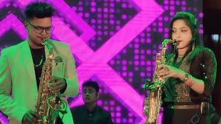 Pardesiya Yeh Sach Hai Priya| Saxophone instrumental| Chumki Saxophonist & Tapas Saxophone