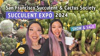 HUGE SUCCULENT PLANT SALE + SHOW  San Francisco Succulent and Cactus Society Expo Tour 2024