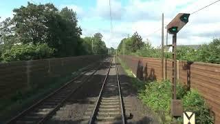 Train cab ride; Lehrte-Tilburg Industrieterrein (20240724)