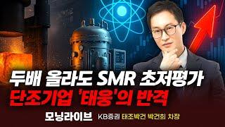 두배 올라도 싼 태웅을 잇다, 국내 유일 원전 완제품 Cast 제조업체 초저평가 이기업 주목 (박건희 차장)｜모닝라이브｜Prime Club