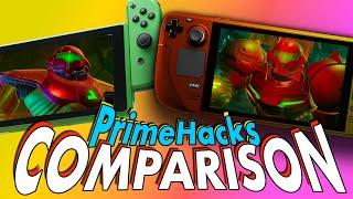 Primehack on Steam Deck vs Metroid Prime Remaster on Switch